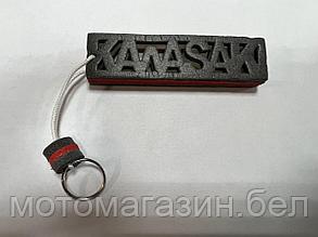 Брелок KAWASAKI "SALO" (каучук, красный)