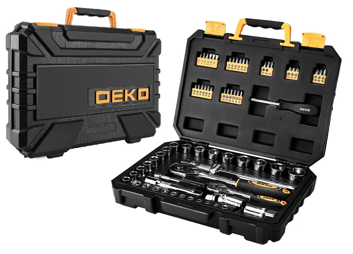 Набор инструмента для авто в чемодане DEKO DKMT72 SET 72 - фото 1 - id-p186571880