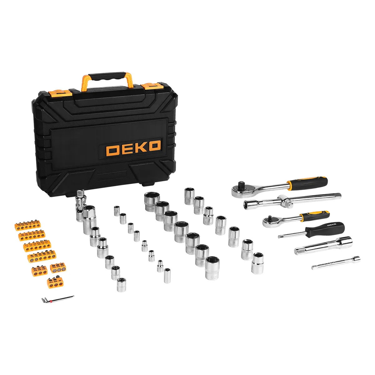 Набор инструмента для авто в чемодане DEKO DKMT72 SET 72 - фото 3 - id-p186571880
