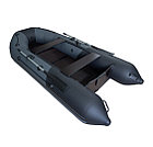 Надувная лодка Таймень NX 3200 СКК (слань-книжка киль) графит/черный, фото 4