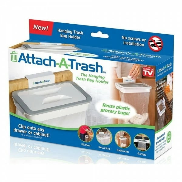 Мусорное ведро Attach-A-Trash навесной держатель мешка для мусора Home Style [ПОД ЗАКАЗ 2-7 ДНЕЙ], фото 1
