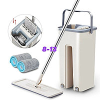 Швабра с ведром и автоматическим отжимом "Home Style" - комплект для уборки Scratch Cleaning Mop [ПОД ЗАКАЗ
