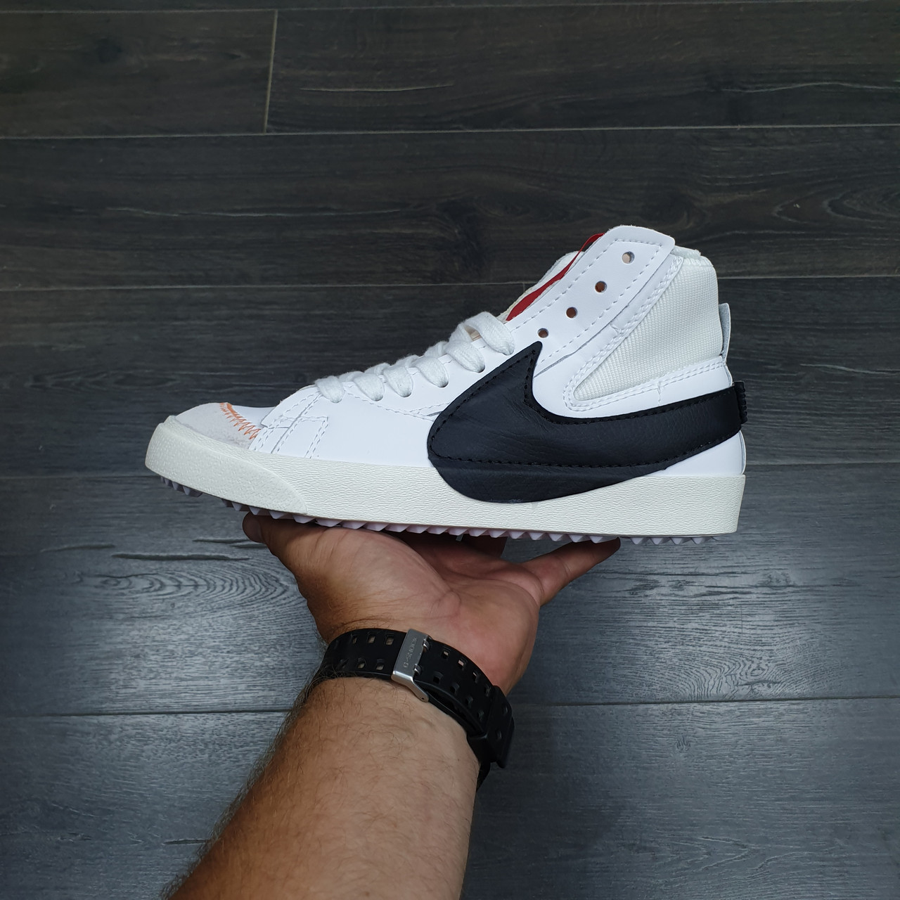 Кроссовки Nike Blazer Mid 77 Jumbo White Black
