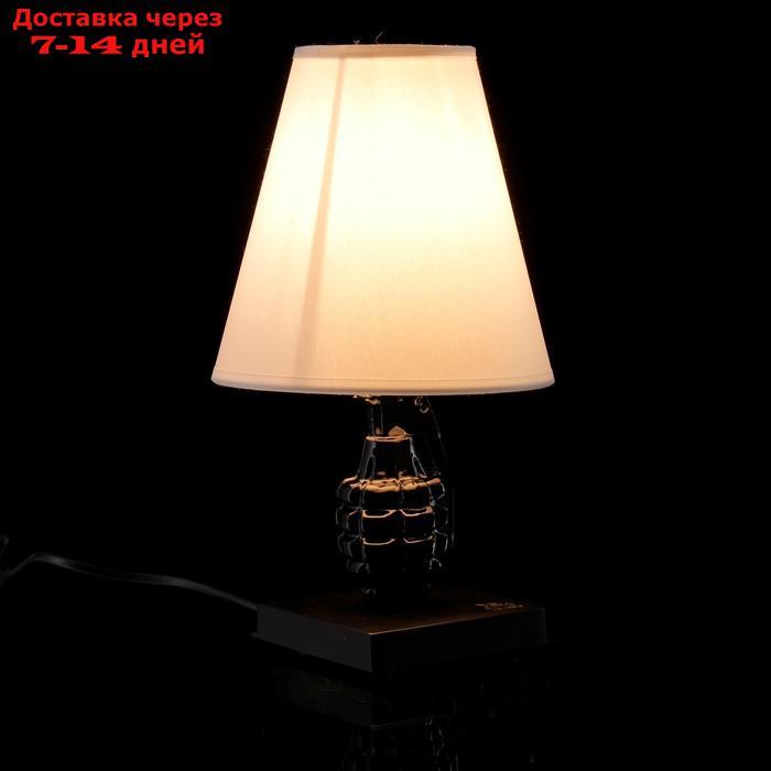 Лампа настольная "Граната" черно-белая - фото 3 - id-p162307534