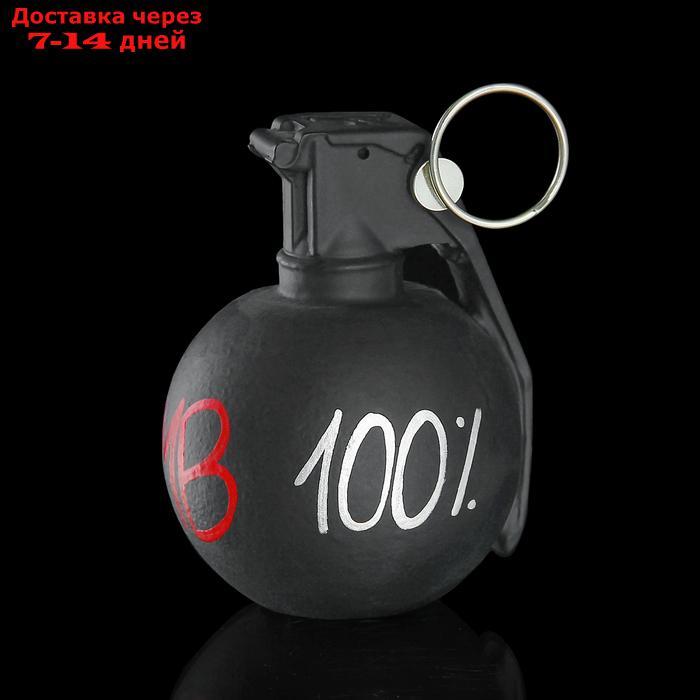 Держатель для карточек и фото "Лимонка. 100% bomb" черный