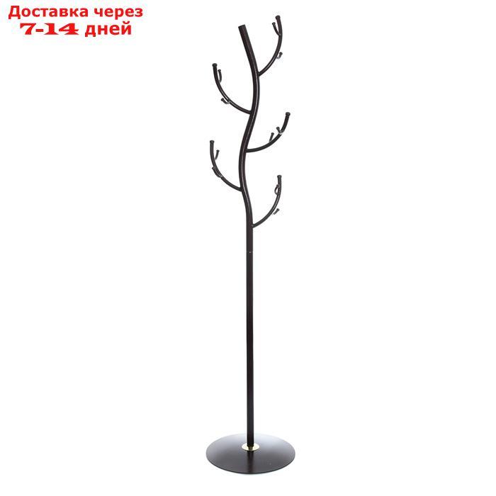 Вешалка напольная ЗМИ "Дерево", 38×38×181 см, цвет медный антик