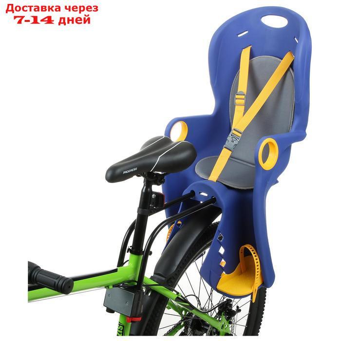 Велокресло заднее BQ-5A, крепление на раму, цвет синий - фото 2 - id-p183741634