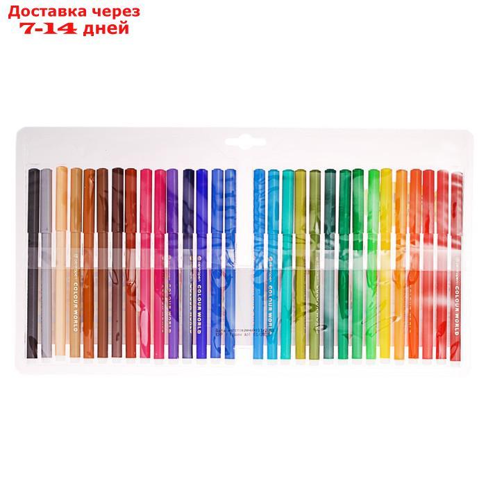 Фломастеры 30 цветов, Centropen Colour World 7550/30 ТП, в блистере, линия 1.0 мм - фото 3 - id-p176444304