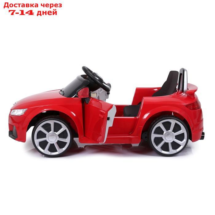 Электромобиль AUDI TT RS, цвет красный, EVA колеса, кожаное сидение - фото 2 - id-p144296175