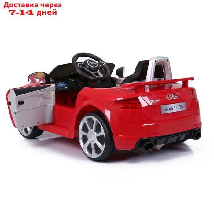 Электромобиль AUDI TT RS, цвет красный, EVA колеса, кожаное сидение - фото 5 - id-p144296175