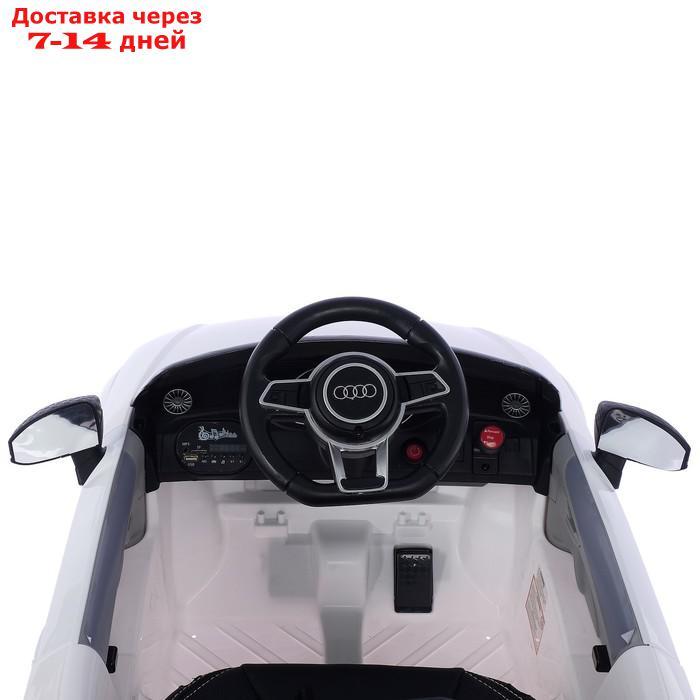 Электромобиль AUDI TT RS, окраска белый, EVA колеса, кожаное сидение - фото 5 - id-p145046850