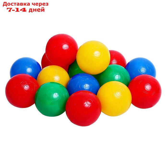 Шарики для сухого бассейна с рисунком, диаметр шара 7,5 см, набор 500 штук, цвет разноцветный - фото 9 - id-p136156291
