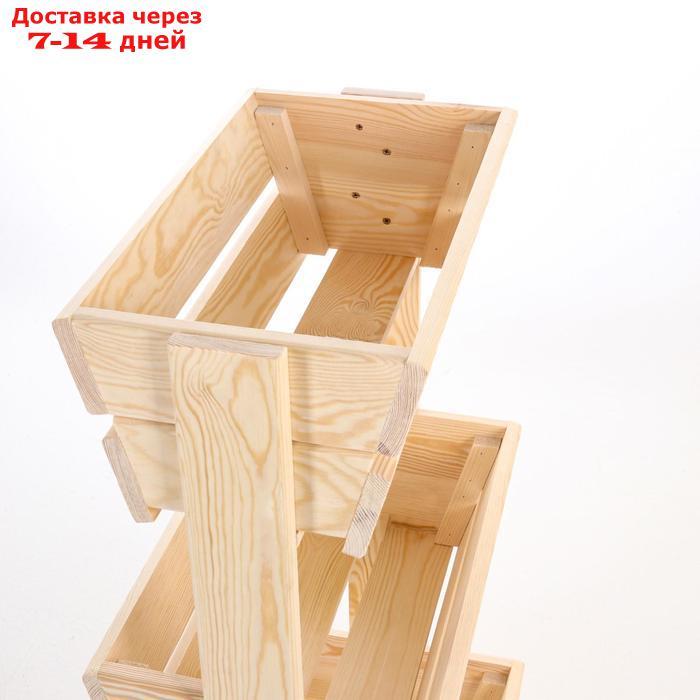 Этажерка деревянная, 54×50×100см - фото 4 - id-p185681515