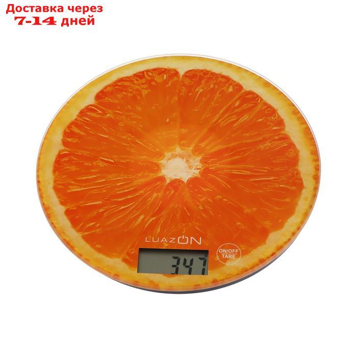 Весы кухонные LuazON LVK-701 "Апельсин", электронные, до 7 кг