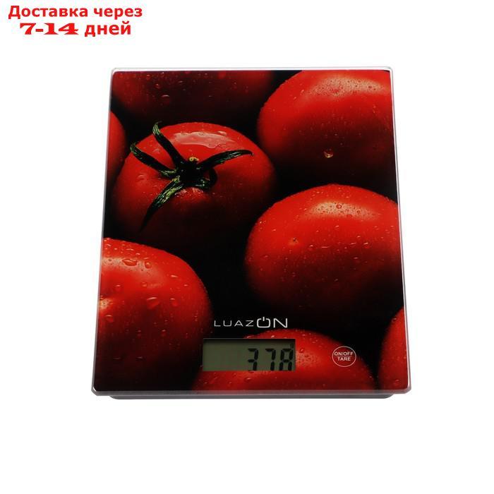 Весы кухонные LuazON LVK-702 "Томаты", электронные, до 7 кг - фото 1 - id-p136154401