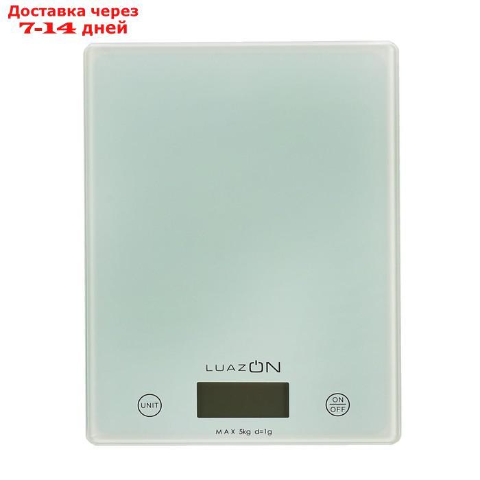 Весы кухонные LuazON LVK-702, электронные, до 7 кг, белые - фото 1 - id-p149631933
