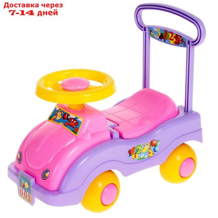 Толокар-автомобиль для девочек, с гудком-пищалкой - фото 1 - id-p136214034