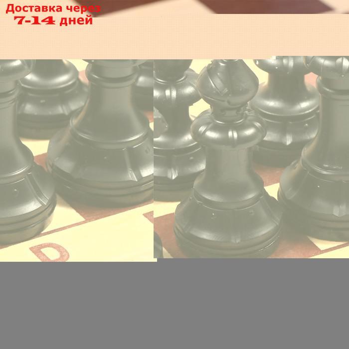 Шахматы (доска дерево 30х30 см, фигуры пластик, король h=7см) - фото 3 - id-p150299594