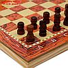 Набор 3 в1 (нарды, шашки, шахматы), под красное дерево, 24х24 см, фото 3