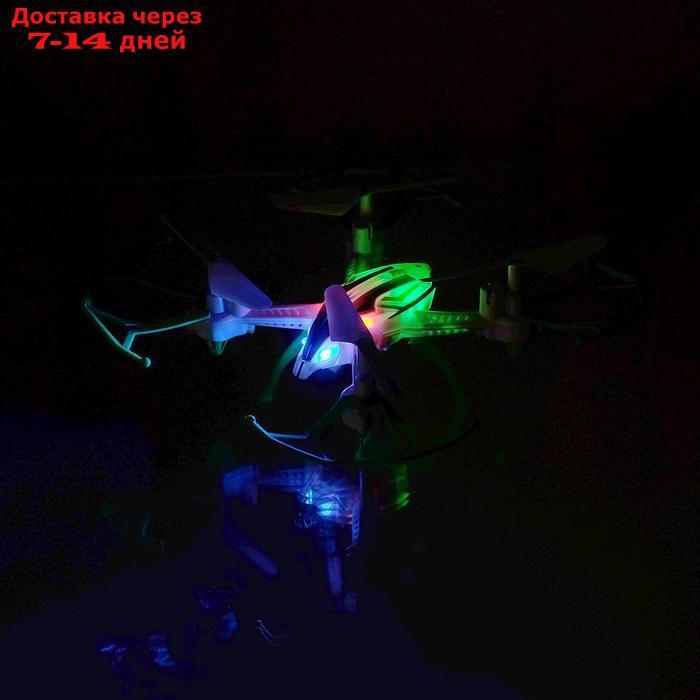 Квадрокоптер радиоуправляемый SKYDRONE, работает от аккумулятора, цвет зелёный - фото 7 - id-p159652910