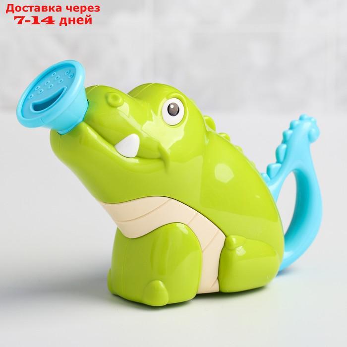 Игрушка для купания "Крокодильчик", брызгалка - фото 2 - id-p160160203