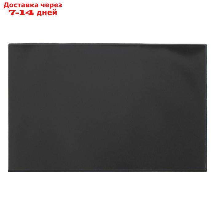 Покрытие настольное 38 × 59 см, Calligrata, с прозрачным карманом, чёрное - фото 2 - id-p169428612