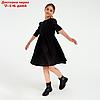 Платье для девочки MINAKU: Cotton collection, цвет чёрный, рост 104 см, фото 3