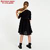 Платье для девочки MINAKU: Cotton collection, цвет чёрный, рост 104 см, фото 4
