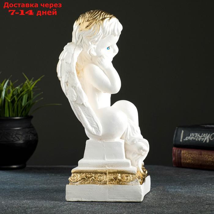 Фигура "Ангел на Пьедестале" белый 25х14х12см - фото 4 - id-p164161219