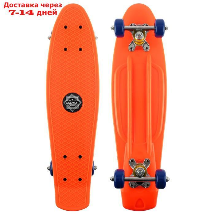 Скейтборд M-450, размер 56x14 см, колеса PVC d=50 мм, цвет микс - фото 8 - id-p155330556
