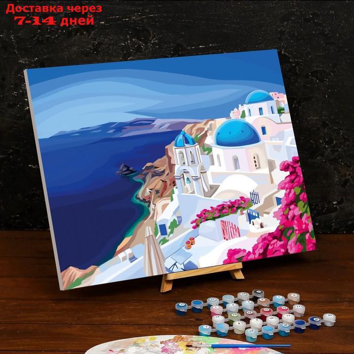 Картина по номерам на холсте с подрамником "Греция" 40×50 см - фото 2 - id-p170660784