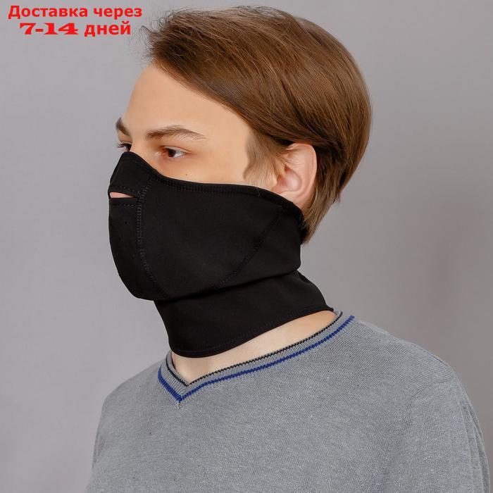 Ветрозащитная маска LYCOSA WINDSTOPPER BLACK - фото 4 - id-p136153196