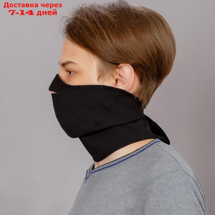 Ветрозащитная маска LYCOSA WINDSTOPPER BLACK - фото 5 - id-p136153196