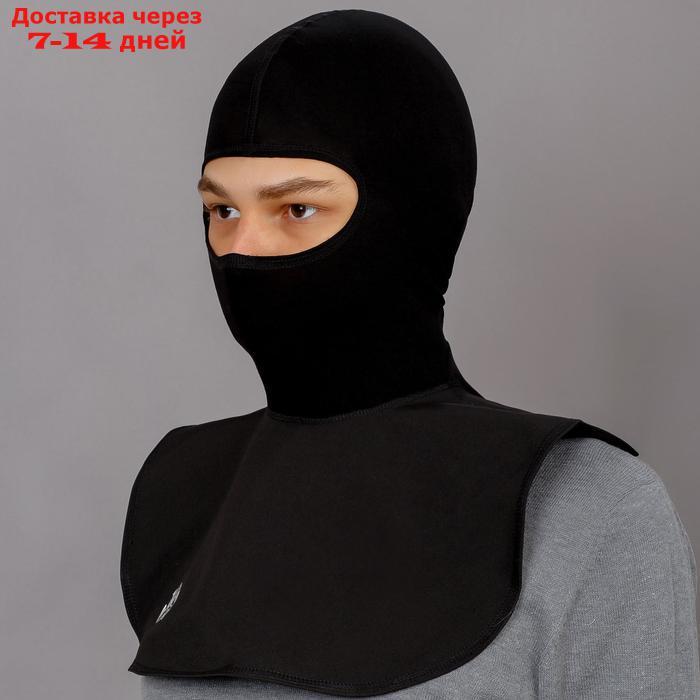 Подшлемник LYCOSA WINDSTOPPER+ VISCOSE BLACK с ветрозащитой груди и шеи, размер S, M - фото 4 - id-p175936963