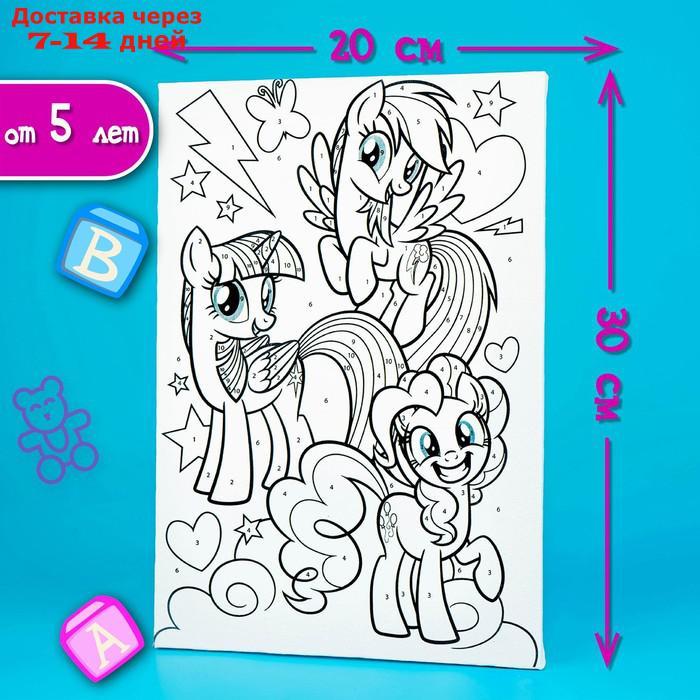 Картина по номерам "Друзья", My Little Pony, 20 х 30 см - фото 7 - id-p170661120