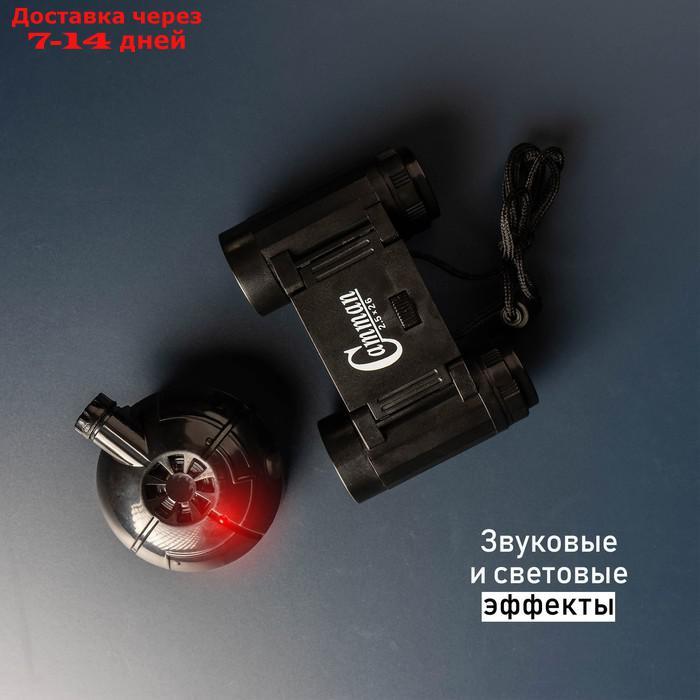 Шпионская игрушка "Набор для слежки", датчик движения и бинокль в комплекте, работает от батареек - фото 3 - id-p174326658