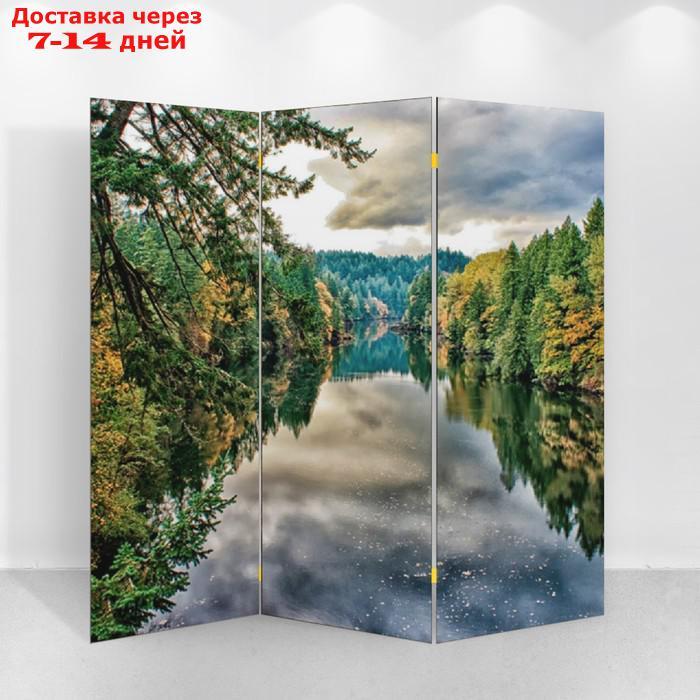 Ширма "Лесная река", 160 × 150 см