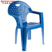 Кресло, 58,5 х 54 х 80 см, цвет синий