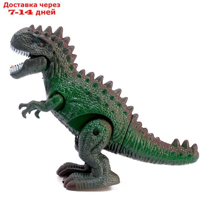 Динозавр "Рекс" работает от батареек, световые и звуковые эффекты, МИКС - фото 2 - id-p156259098