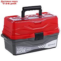 Ящик для снастей Tackle Box NISUS трёхполочный, цвет красный