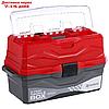 Ящик для снастей Tackle Box NISUS трёхполочный, цвет красный, фото 2