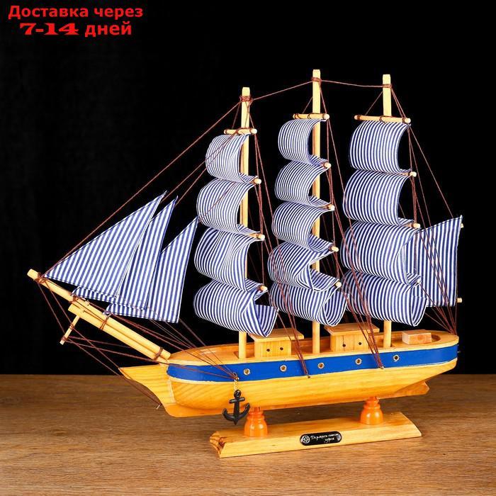 Корабль сувенирный средний "Эрна", 40х7,5х38 - фото 2 - id-p180647239