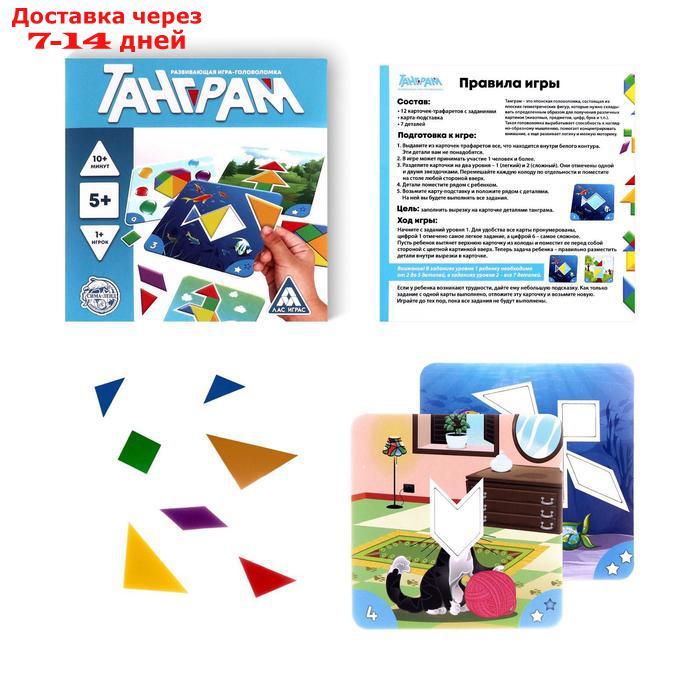 Развивающая игра-головоломка "Танграм", 5+ - фото 2 - id-p156258601