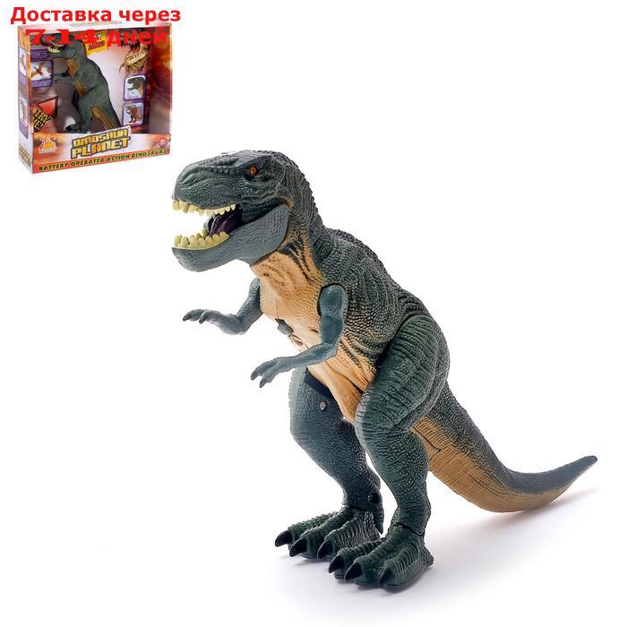 Динозавр "Рекс", работает от батареек, световые и звуковые эффекты - фото 1 - id-p175938310