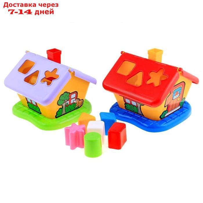 Развивающая игрушка "Садовый домик" с сортером, цвета МИКС - фото 1 - id-p136154827