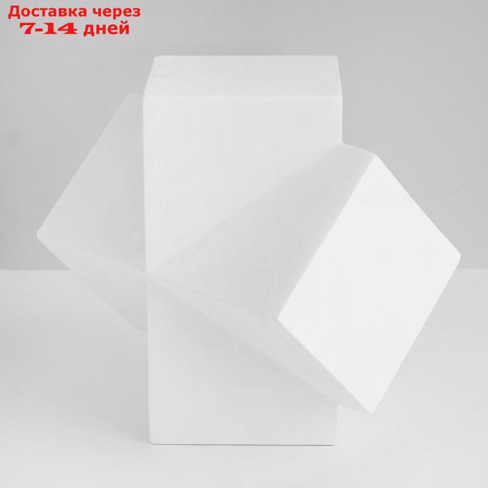 Геометрическая фигура, сечение параллелепипедов "Мастерская Экорше", 20 см (гипсовая)