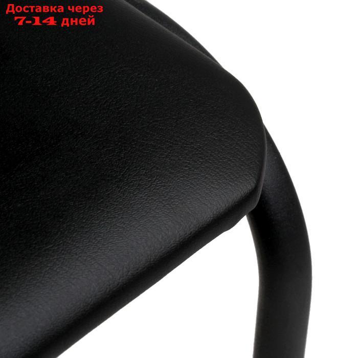 Стул Аскона, искусственная кожа, чёрный, каркас черный - фото 2 - id-p185681619