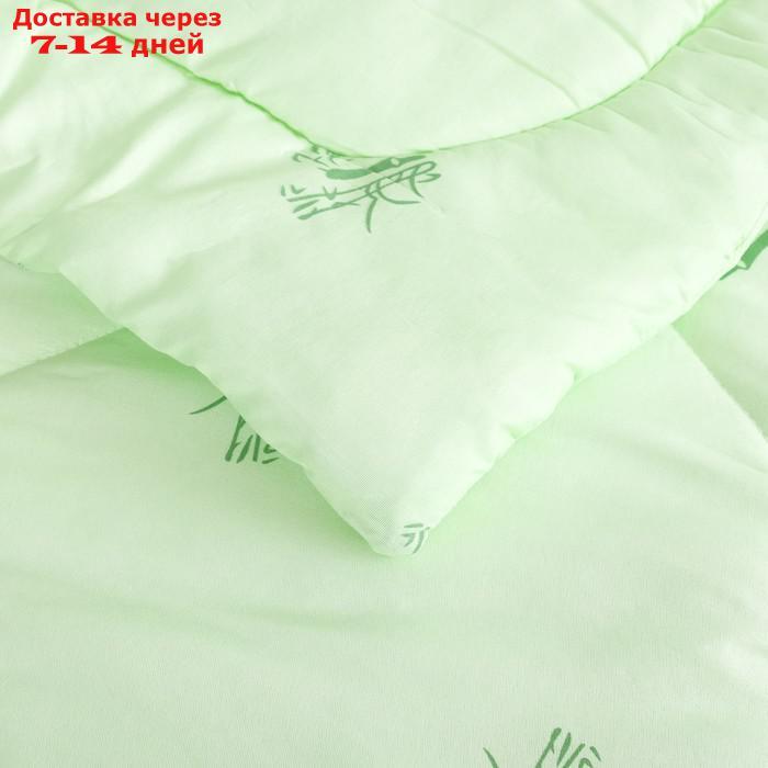 Одеяло Бамбук 140х205 см, полиэфирное волокно 200 гр/м, пэ 100% - фото 5 - id-p137742469