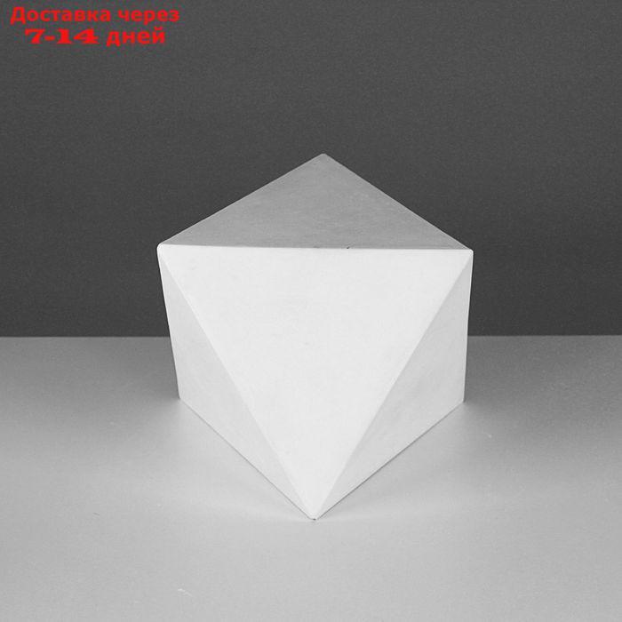 Геометрическая фигура, октаэдр "Мастерская Экорше", 15 х 18 см (гипсовая) - фото 1 - id-p169428029
