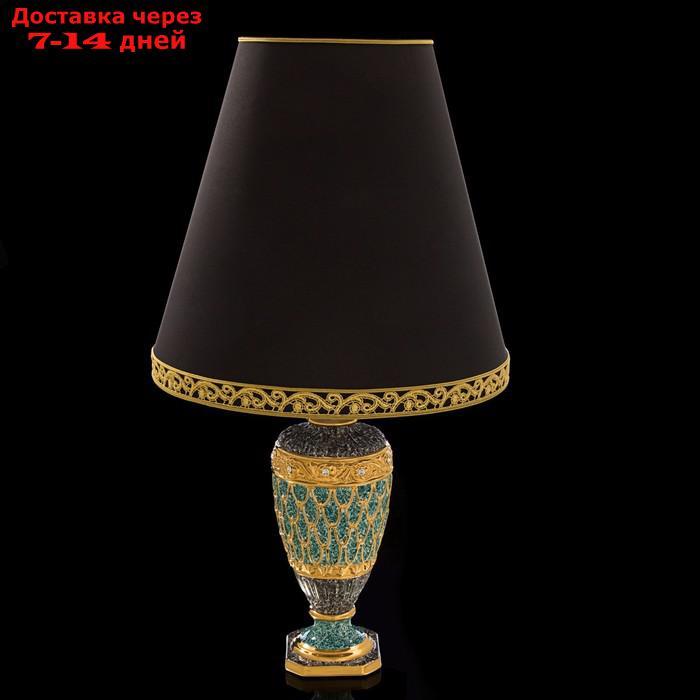 Лампа коллекции "Диана" черно-зеленая - фото 1 - id-p162307464
